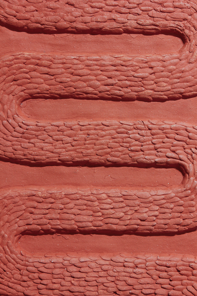 Serpent I by Ebitenyefa Baralaye, terracotta