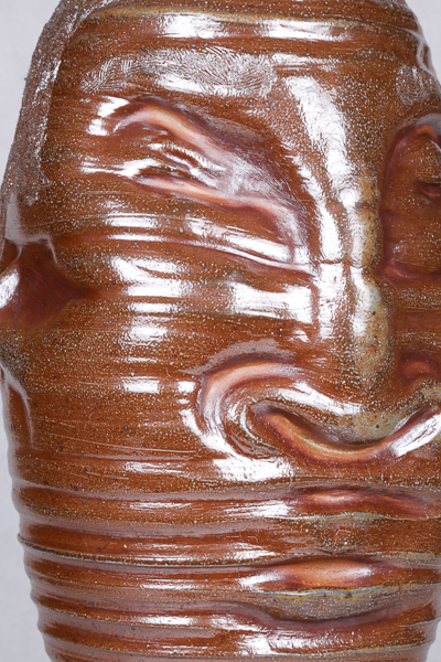 Portrait I by Ebitenyefa Baralaye, stoneware, soda-glazed