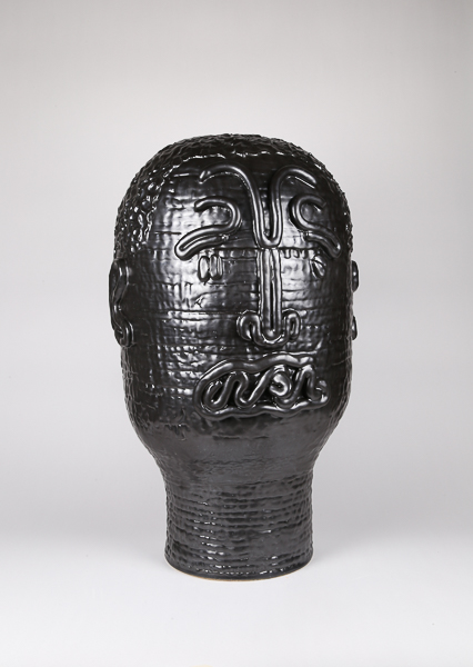 Portrait III by Ebitenyefa Baralaye, glazed stoneware