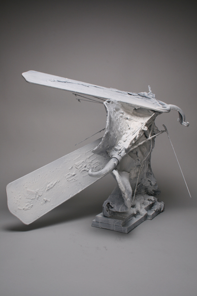 Baraka by Ebitenyefa Baralaye, found objects, plaster, ceramics, acrylic, wax