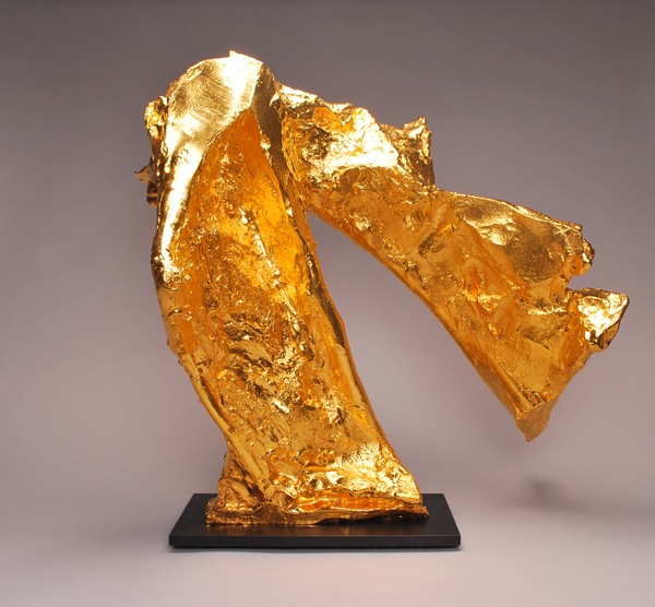 Barabbas by Ebitenyefa Baralaye, bronze (cast, polished), gold (laser plated)