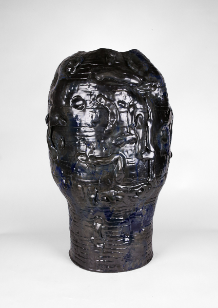 Black & Blue III by Ebitenyefa Baralaye, stoneware, glaze