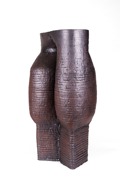 Post I by Ebitenyefa Baralaye, stoneware, slip