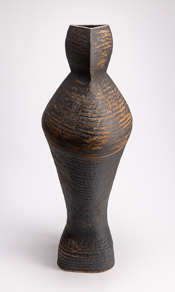Sarcophagus III by Ebitenyefa Baralaye, stoneware, slip