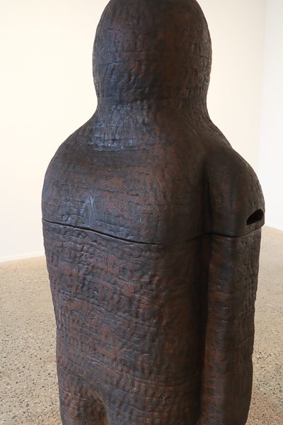 Standing Figure III by Ebitenyefa Baralaye, terracotta, stain