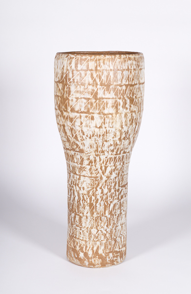 Uwowo by Ebitenyefa Baralaye, terracotta, slip, underglaze, patina