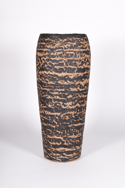 Kurukuru by Ebitenyefa Baralaye, stoneware, slip, underglaze, patina
