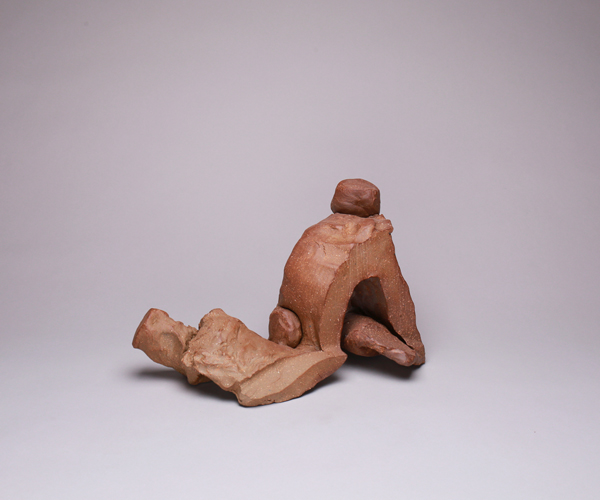 Preface to a Suggestion by Ebitenyefa Baralaye, terracotta, porcelain slip
